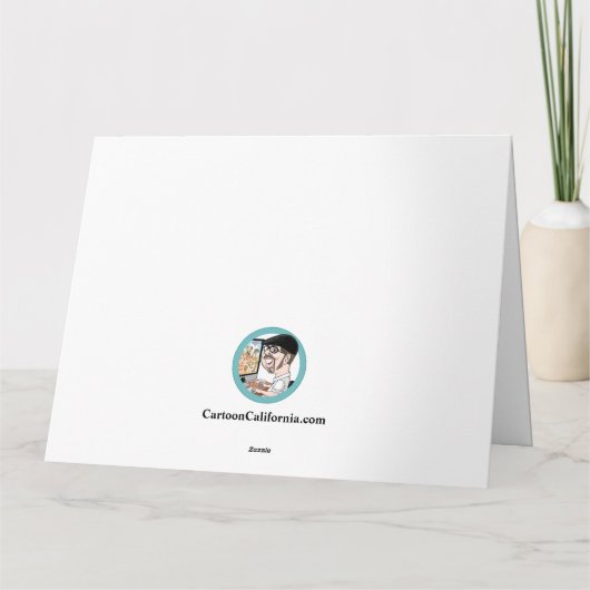 Grande carte de voeux SoCal (Dos)