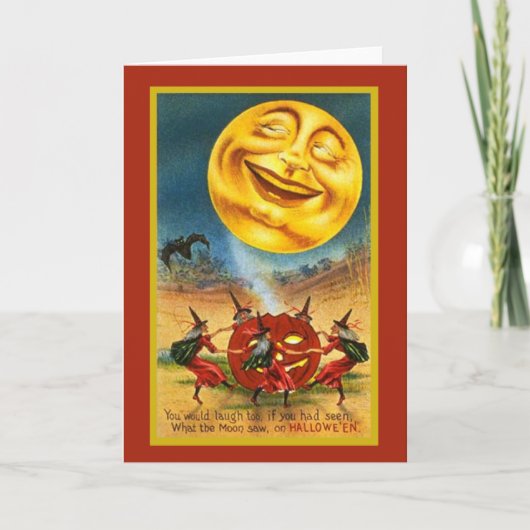 Grande carte Lune Halloween (Devant)