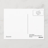 GRANDE CARTE POSTALE EGRET (Dos)