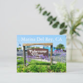 Grande carte postale Marina Del Rey ! (Debout devant)