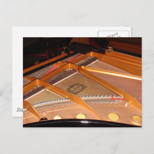 Grande carte son Piano (Devant / Derrière)