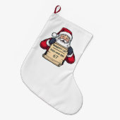 GRANDE CHAUSSETTE DE NOËL (Devant (Accrochage))