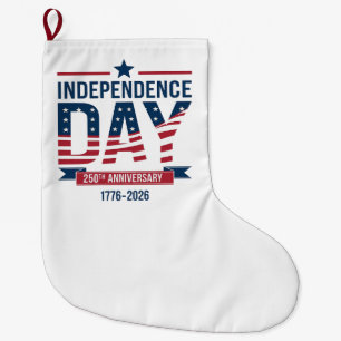 Grande Chaussette De Noël 250e anniversaire de l'indépendance des États-Unis
