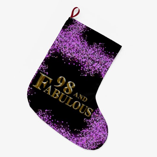 Grande Chaussette De Noël 98e anniversaire (Devant (Accrochage))