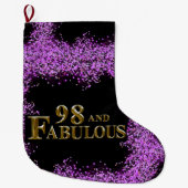 Grande Chaussette De Noël 98e anniversaire (Devant)