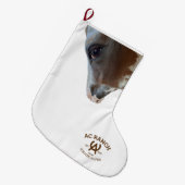 Grande Chaussette De Noël ac ranch couverture (Devant (Accrochage))