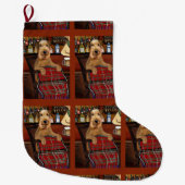 Grande Chaussette De Noël Airedale Terrier (Devant)