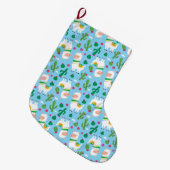 Grande Chaussette De Noël Alpacas/Llamas (Devant (Accrochage))