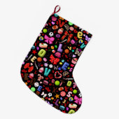 Grande Chaussette De Noël Amour (Devant (Accrochage))