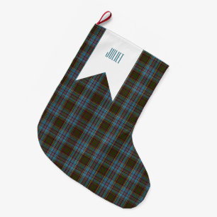 Grande Chaussette De Noël Anderson Clan Tartan Plaid Motif écossais