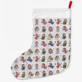 Grande Chaussette De Noël Anges de Noël (Dos)