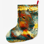 Grande Chaussette De Noël AnimalArt_Capybara_006 (Dos)