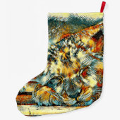 Grande Chaussette De Noël AnimalArt_Lion_006 (Dos)
