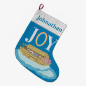 Grande Chaussette De Noël arche (Devant (Accrochage))