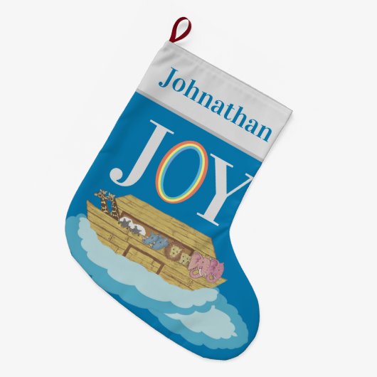 Grande Chaussette De Noël arche (Devant (Accrochage))