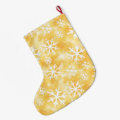 Grande Chaussette De Noël Argent Noël Pin violet Rouge rayures (Dos (Accrochage))