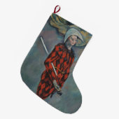 Grande Chaussette De Noël Arlequin (Joker) (par Paul Cézanne) (Devant (Accrochage))