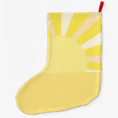 Grande Chaussette De Noël art abstrait moderne (Dos)