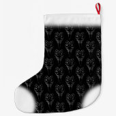 Grande Chaussette De Noël Art autochtone Stocking Totem Pole Stocking (Dos)