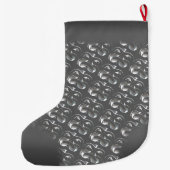 Grande Chaussette De Noël Art autochtone Stocking Totem Pole Stocking (Dos)