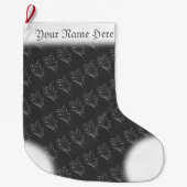 Grande Chaussette De Noël Art autochtone Stocking Totem Pole Stocking (Devant)