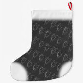 Grande Chaussette De Noël Art autochtone Stocking Totem Pole Stocking (Dos)
