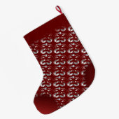 Grande Chaussette De Noël Art autochtone Stocking Totem Pole Stocking (Dos (Accrochage))