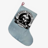 Grande Chaussette De Noël Athlétisme de hockey (Devant (Accrochage))