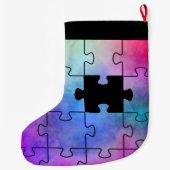 Grande Chaussette De Noël Autisme (Dos)
