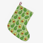Grande Chaussette De Noël Avocado (Devant (Accrochage))