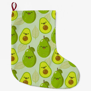 Grande Chaussette De Noël Avocado