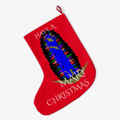 Grande Chaussette De Noël avoir marie noël (Dos (Accrochage))