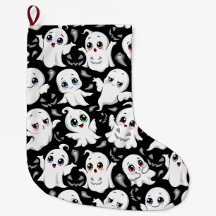 Grande Chaussette De Noël Baby Ghosts Éffrayant mignon Halloween humeur