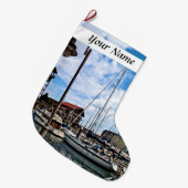 Grande Chaussette De Noël Baltimore MD - Marina Near Fells Point (Devant (Accrochage))