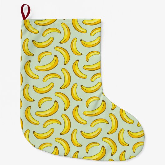 Grande Chaussette De Noël Banane (Devant)