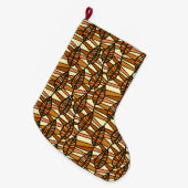 Grande Chaussette De Noël Bas d'automne rétro (Devant (Accrochage))