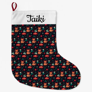 Grande Chaussette De Noël Bas de Noël