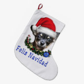 Grande Chaussette De Noël bas de Noël (Devant (Accrochage))