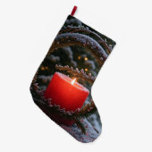 Grande Chaussette De Noël Bas de Noël (Devant (Accrochage))