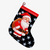 GRANDE CHAUSSETTE DE NOËL BAS DE NOËL (Devant (Accrochage))