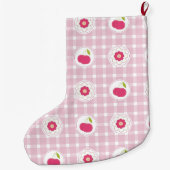 Grande Chaussette De Noël Bas de Noël Cherry Picnic (Dos)