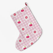 Grande Chaussette De Noël Bas de Noël Cherry Picnic (Dos (Accrochage))