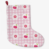 Grande Chaussette De Noël Bas de Noël Cherry Picnic (Devant)
