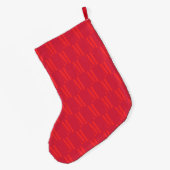 Grande Chaussette De Noël Bas de Noël MM (Dos (Accrochage))