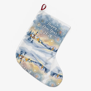 Grande Chaussette De Noël Bas de Noël souvenir à mémoire personnalisée