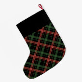 Grande Chaussette De Noël Bas de plaid de Noël (Dos (Accrochage))