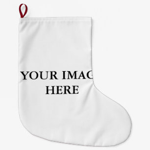 Grande Chaussette De Noël Bas fait sur commande de Noël