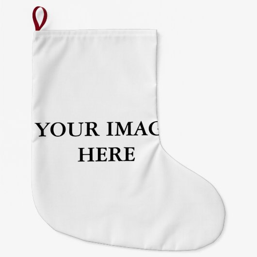 Grande Chaussette De Noël Bas fait sur commande de Noël (Devant)