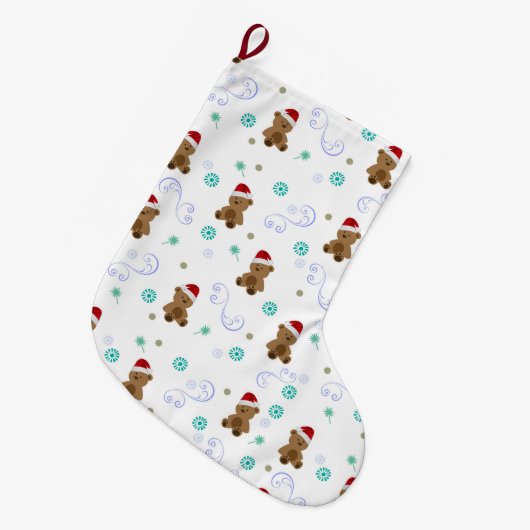 Grande Chaussette De Noël Bébé (Devant (Accrochage))