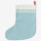 Grande Chaussette De Noël Bébé de sommeil personnalisé double face (Dos)